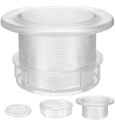 HQGROCERY Patio Table Umbrella Hole Ring Plug Cap Set, Outdoor Parasol Table Hole Cover Insert Pa...