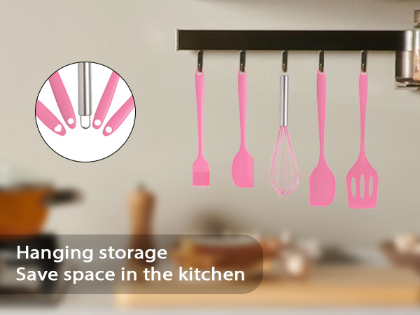 Baking Spatula Scraper Jar Spatula Heat Resistant Spatula Set Kitchen Scraper Spatulas