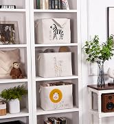 DECOMOMO Storage Baskets for Shelves 42L Large Basket for Baby Laundry, Kids Toys, Nursery- Decor...