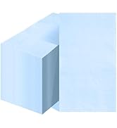 FALIZIFU 100 Pcs 2-Ply Light Blue Napkins Paper Napkins Disposable Guest Hand Towels for Bathroom...
