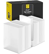 HYARUAT 100 Pack Clear Top Loaders (35pt) and 100 Pack Penny Sleeves Combo for Maximum Card Prote...