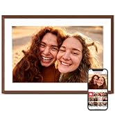 Frameo 10.1" Digital Picture Frame WiFi 32GB, Birthday Gifts for Mom, Women | 1280*800 IPS HD Tou...