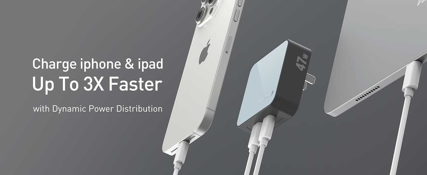 dual usb c wall charger