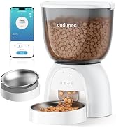 Automatic Cat Feeder with WiFi, Timed Cat Dry Food Dispenser for Cats Dog | 5G&2.4Ghz App Remote ...