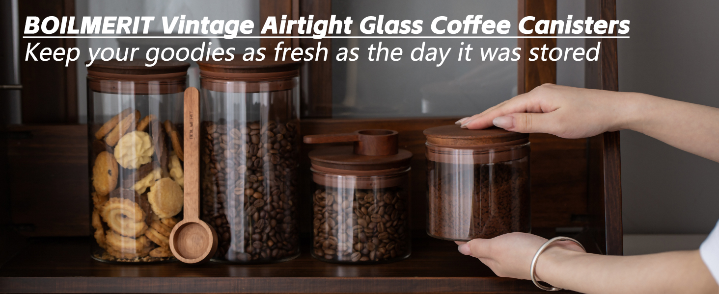 AIRTIGHT SEALED COFFEE CANISTERS