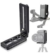 HAFOKO Aluminum RS2 RS3 L Bracket Vertical Horizontal Switching Camera Quick Release Tripod Plate...