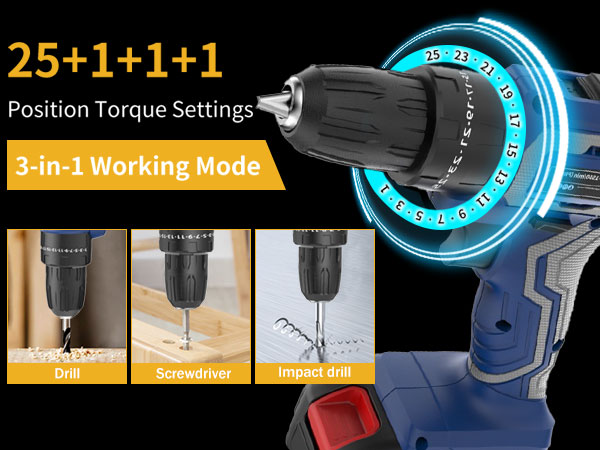 battery operated drill set with charger