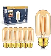 Sphoon dimmable Tubular led Bulb, 6w e26 Bulb T45G T14G,60 Watt Edison Vintage Bulbs,Warm White 2...