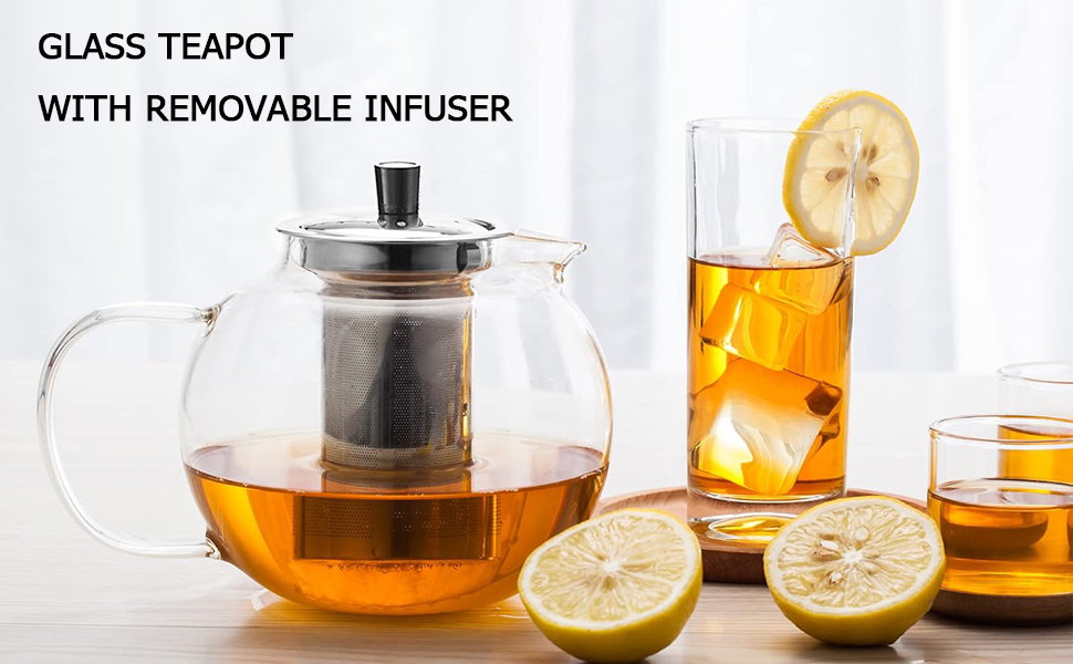 Glass tea kettle