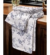 Miss Adola 2pcs Waffle Kitchen Towels - 16x26 Inch Cotton Waffle Weave Dish Cloths Set of 2 with ...