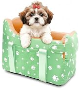 Cullaby Dog Center Console Car Seat for Small Dogs Under 15lbs,Detachable Washable Booster Pet Ca...