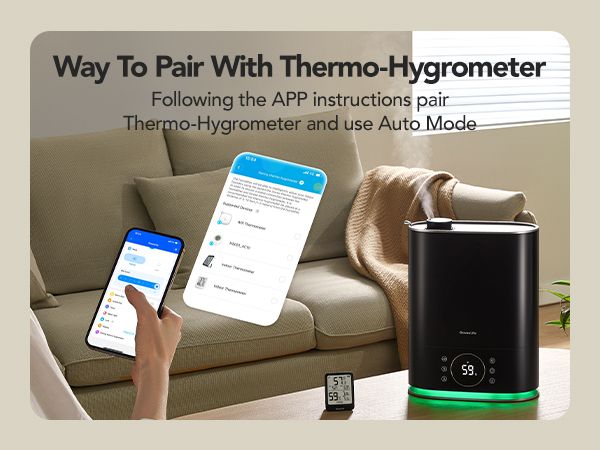 Pair with Thermo-Hygrometer