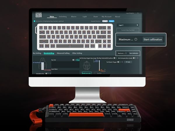 HE68 Wired Magnetic Gaming Keyboard