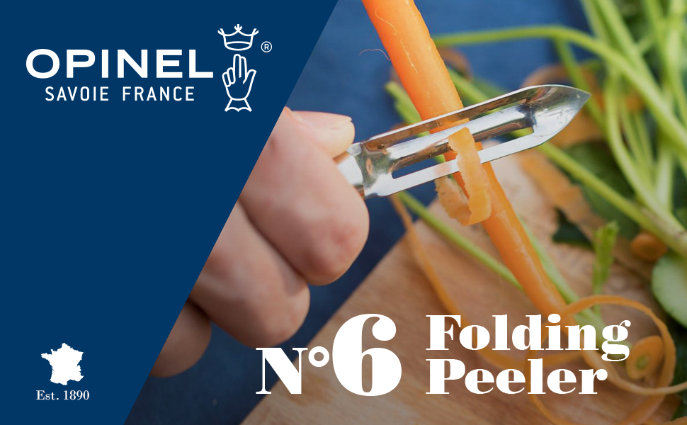Opinel No 6 Folding Peeler