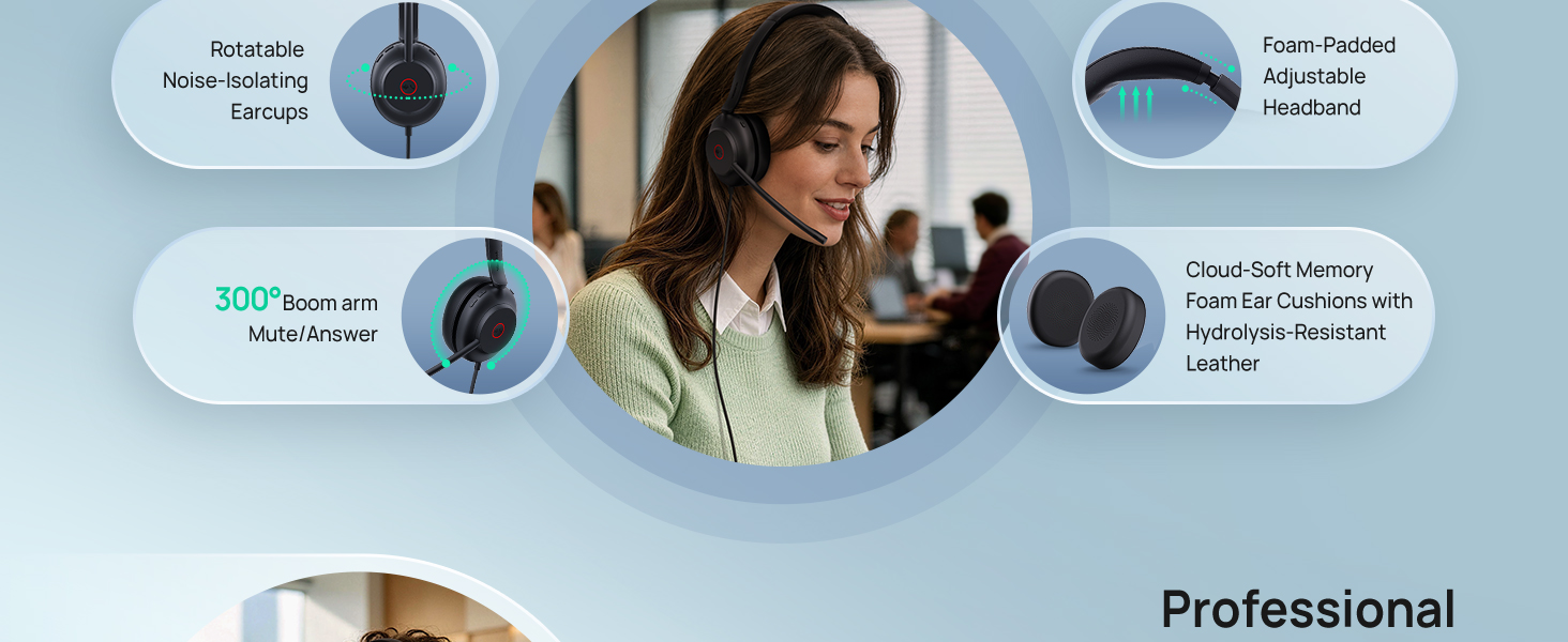 laptop headset with microphone
