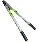 Garden Guru Extendable Anvil Lopper Tree Trimmer with Compound Action, Chops Thick Branches with ...