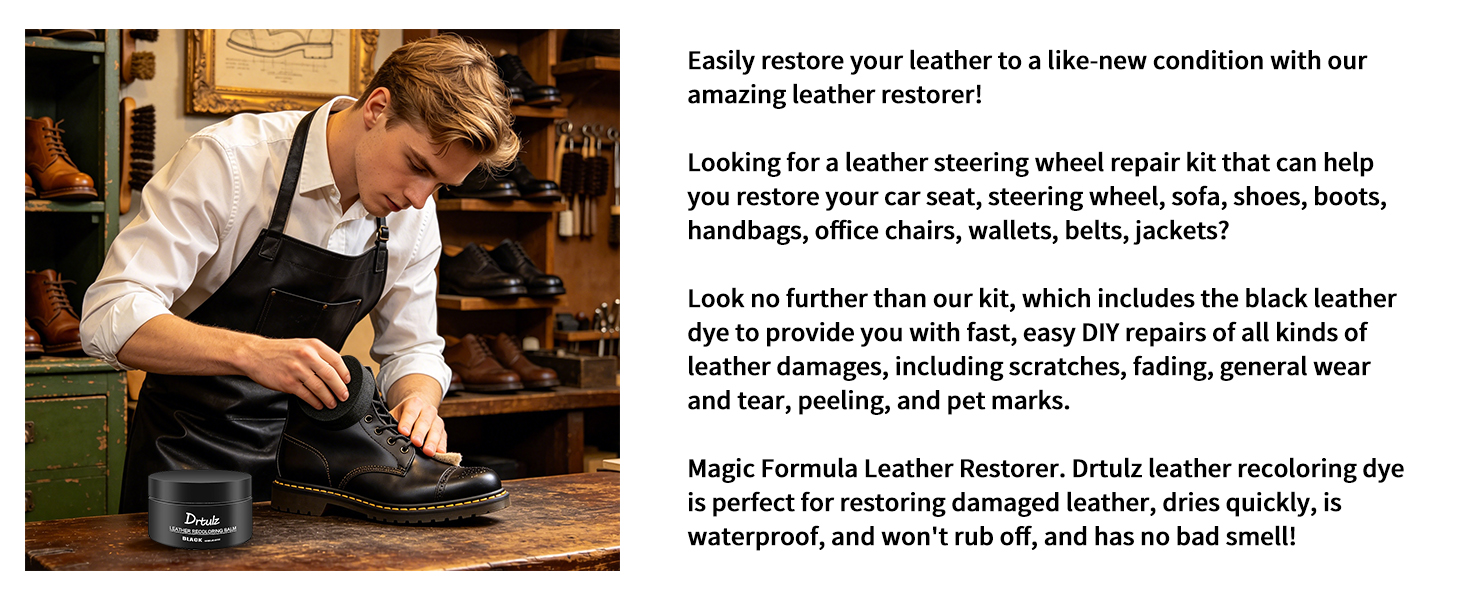 black leather dye