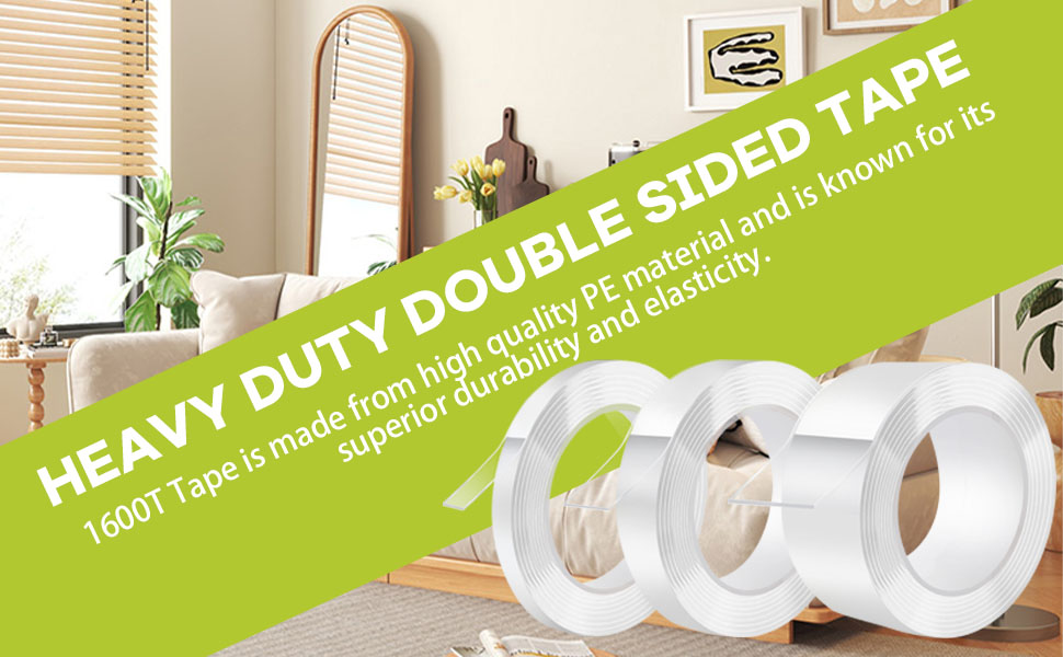 clear double sided tape