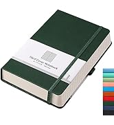 AHGXG Lined Journal Notebook - 320 Numbered Pages Thick Journal for Writing A5 College Ruled Note...