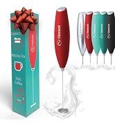 Elementi Milk Frother Handheld - Wisking Tool Electric - Hand Frother for Coffee - Electric Stirr...