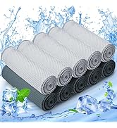 MENOLY 10 Pack Cooling Towels, Sweat Towels Cooling Towels for Neck and Face, Microfiber Towel So...