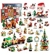 OWNONE 1 Advent Calendar 2024 Christmas Building Set, 24 Days Christmas Countdown Building Blocks...