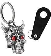 Motorcycle Bell for Bikers Women Men with Hanger, Biker Bell for Riders, Riding Bell for Good Luc...