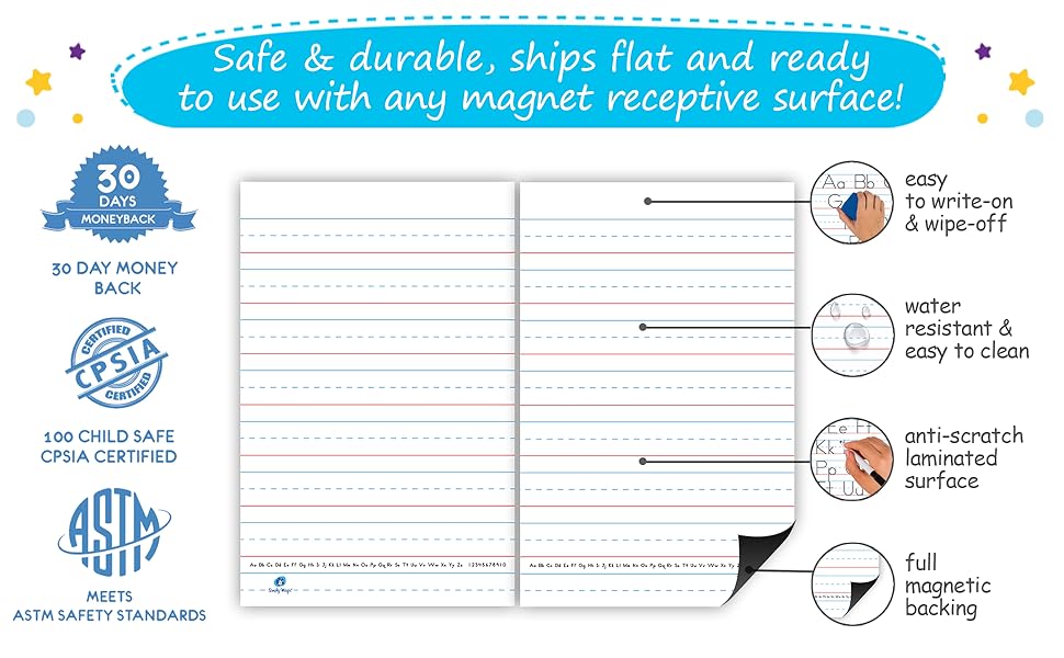 magnetic notebook paper