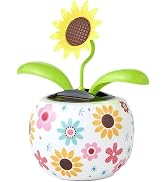 Sunflower Solar Dancing Solar Solar Dancing Flower,Solar Dancing Figurines, Solar Powered Dancing...