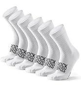 ROCKBROS Cycling Socks for Men Women Breathable Wicking Bike Socks, Compression Fit, Tall Crew, R...