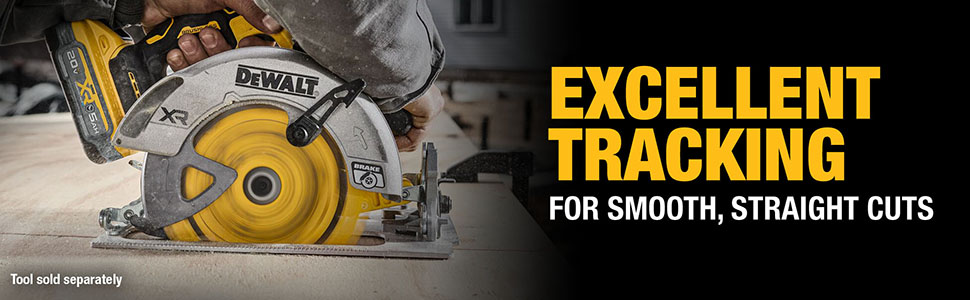 excellent tracking for smooth cuts