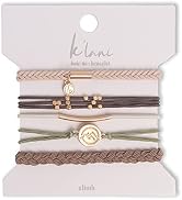 K'lani Hair Tie Bracelets for Women - Elastic Hair Bands That Double as Stylish Jewelry - Climb -...