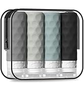 Silevoler Travel Bottles for Toiletries, 4pcs Tsa Approved 3oz Travel Size Containers, BPA Free L...