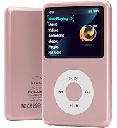 64Gb Mp3 Player with Bluetooth Y1 Portable Music Digital Players Supports Playlist Audiobook Vide...