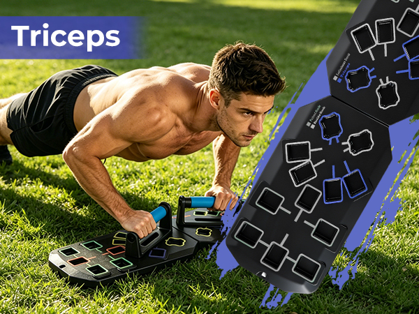 Push Up Board 7-In-1 Workout Equipment With Square Slots