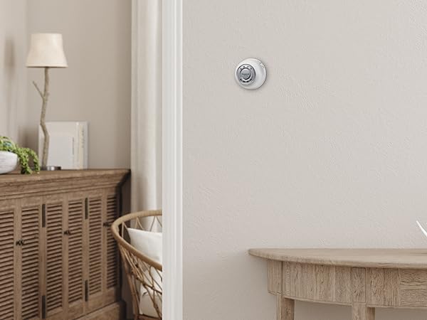 CT87N on wall outside living room