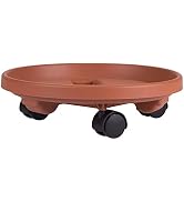 Bloem Round Planter Caddy with Wheels: 12