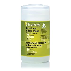 quartet, dry erase, dry erase wipes, cleaning wipes