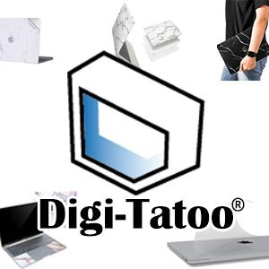 A images show the Digi-Tatoo brand logo