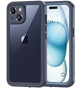 Lanhiem for iPhone 15 Case, IP68 Waterproof Dustproof Shockproof Cases with Built-in Screen Prote...