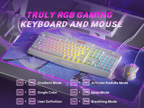 rgb keyboard light up