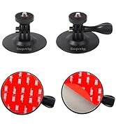 Suptig Flexible Adhesive Sticky Mount Compatible for Gopro Hero 13 12 11 10 9 8 7, DJI Action, In...