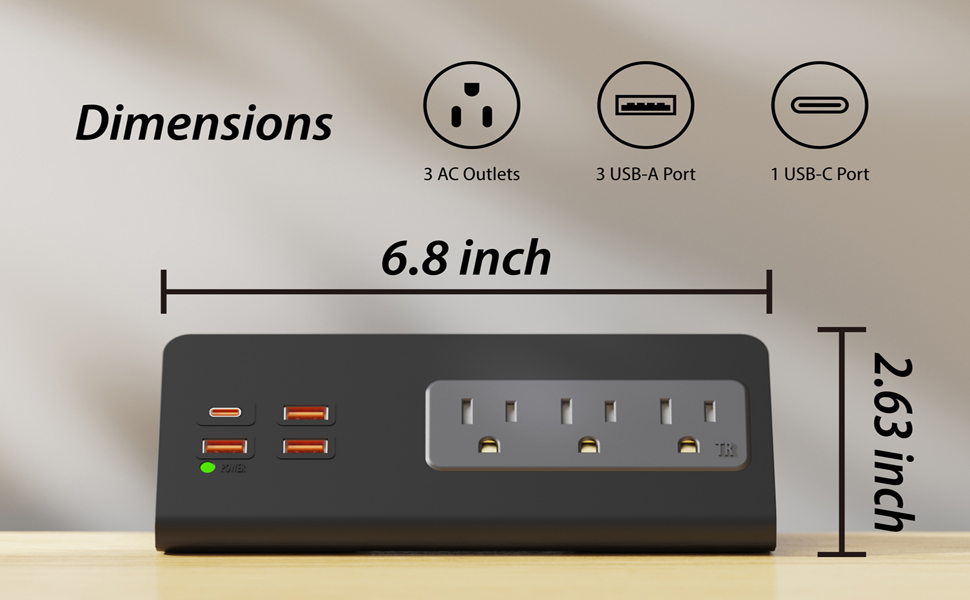 Desk Clamp Power Sockets