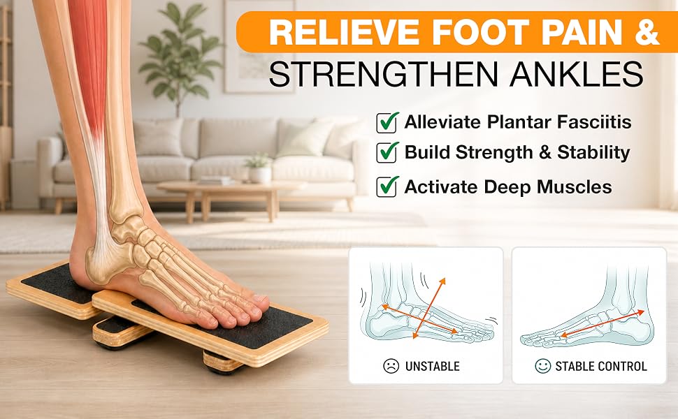 Sidekick axis board ankle strengthener for balance pads physical therapy