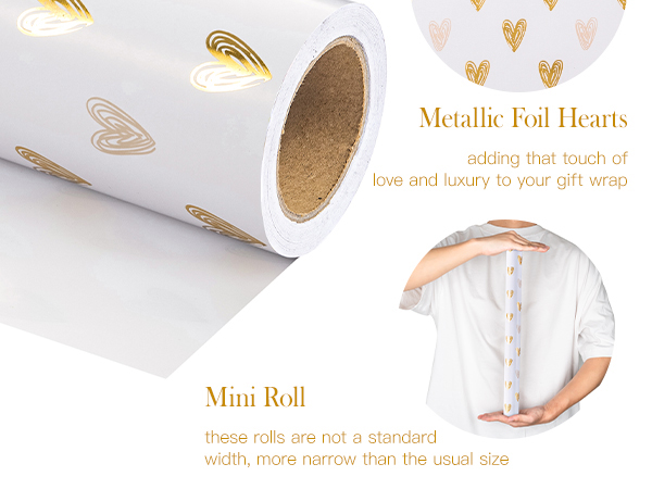 WRAPAHOLIC Hearts Wrapping Paper