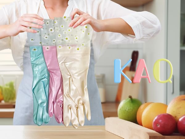 3 Pairs Reusable Cleaning Gloves