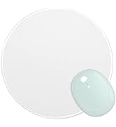 Dapesuom Round Mouse Pad, 8.7 x 8.7 Inch Premium-Textured Washable Non-Slip Rubber Base Cute Smal...