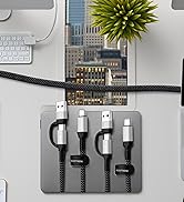 NEGENTTREN 2 in 1 USB C to C Cable 100W (6.6FT, 2Pack), 5A Fast Charging Type A to C Charger Cord...