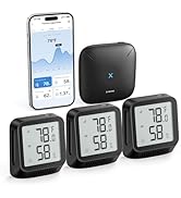 X-Sense WiFi Thermometer Indoor Hygrometer, Digital Temperature Sensor with App Notification Aler...