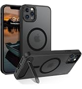 GUAGUA iPhone 11 Pro Max Case with Magnetic Foldable Stand | Translucent Matte Back | Slim Protec...